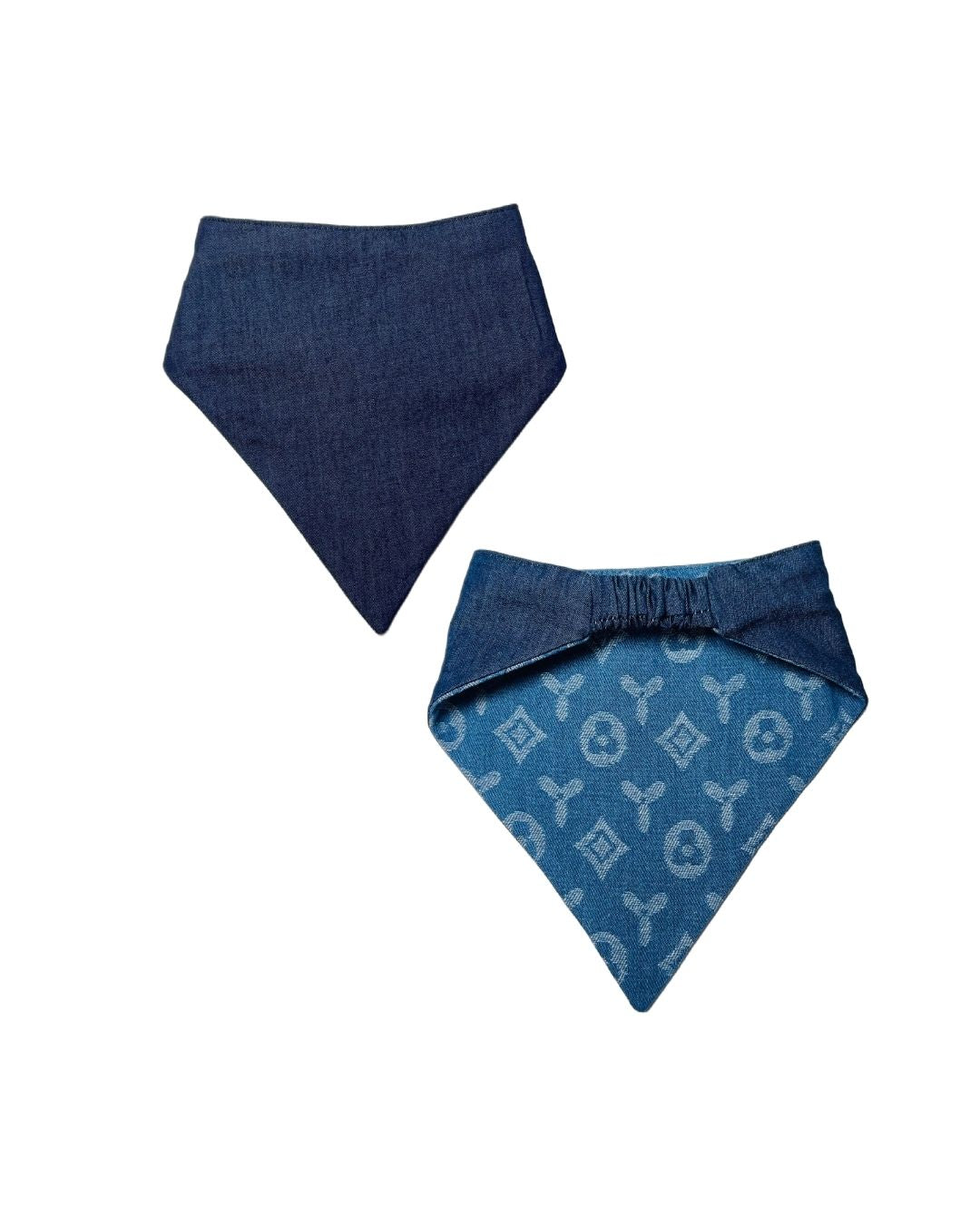 Doggy Vuton Reversible Denim Bandana