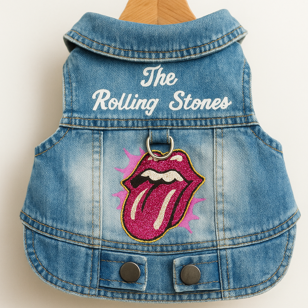 Rock Vibes Only – Custom Dog Jacket SIZE S to L