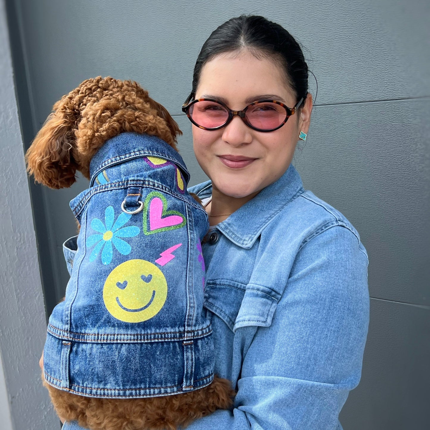 Handmade Jacket-Style Harness – Colorful Shine -Sizes S to XL