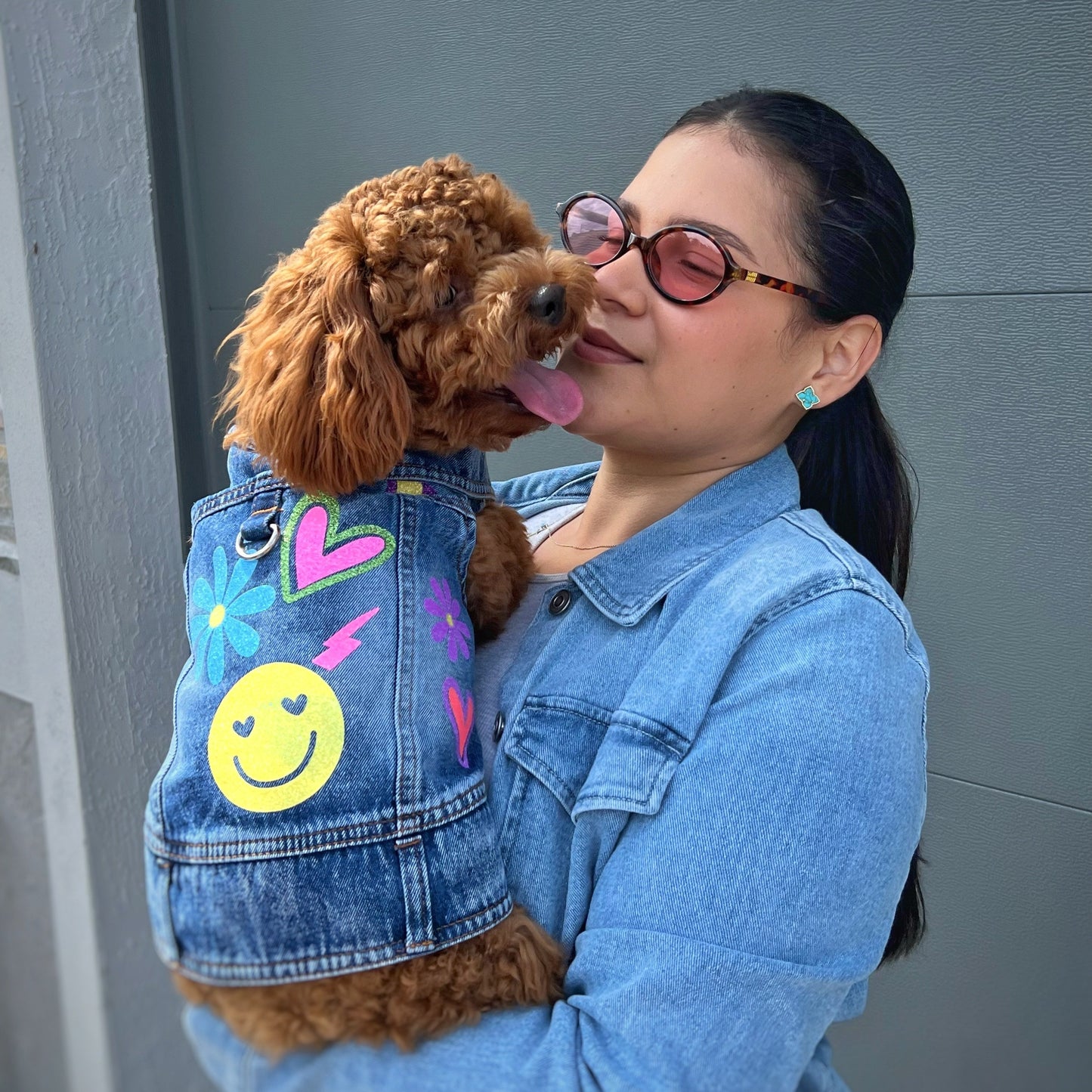 Handmade Jacket-Style Harness – Colorful Shine -Sizes S to XL
